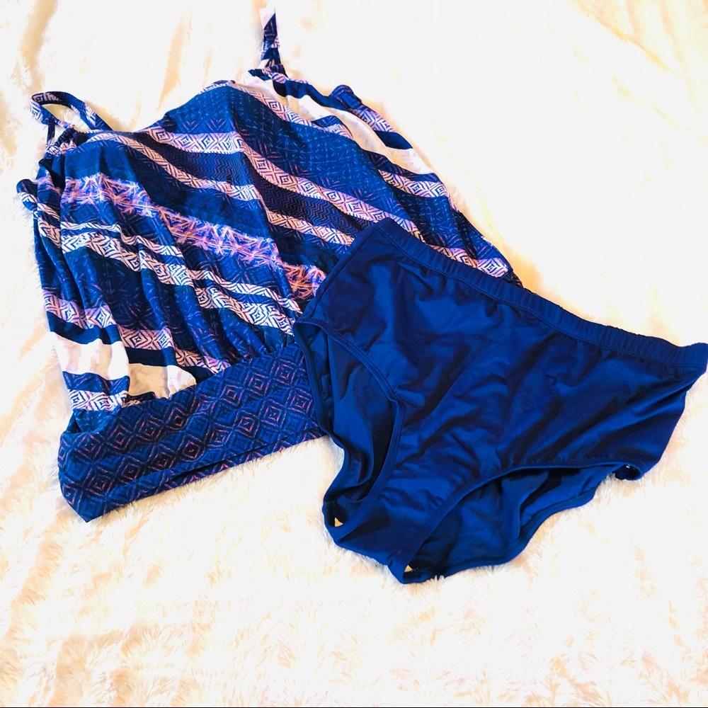 SWIMSUITS FOR ALL TANKINI WITH BOTTOMS SIZE 18